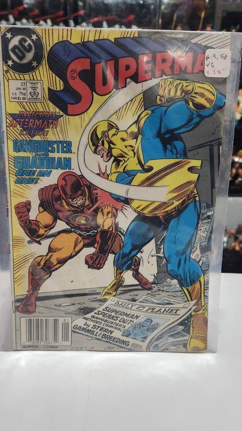 1989 Comic SUPERMAN GANGBUSTER AND GUARDIAN