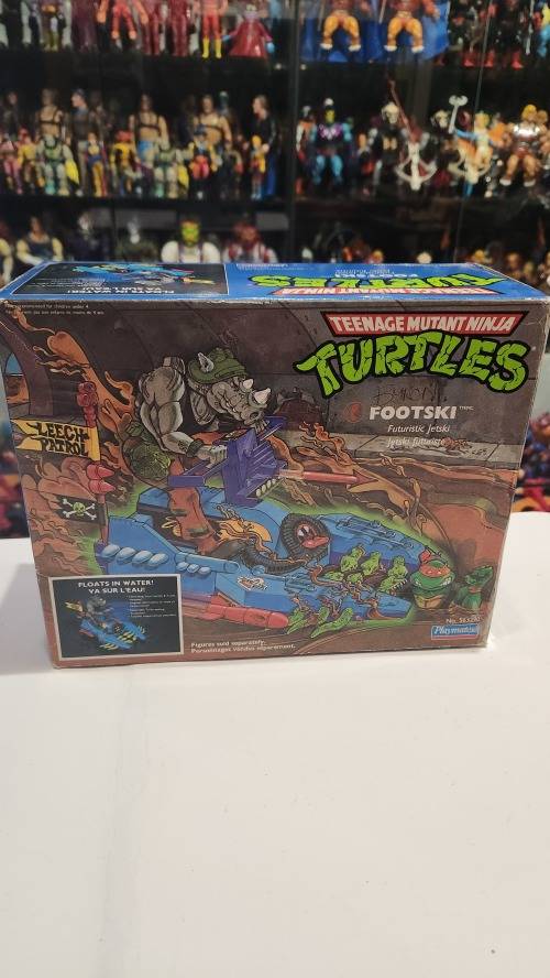 1989 TMNT BOXED FOOTSKI Vintage Figure Teenage Mutant Ninja Turtles
