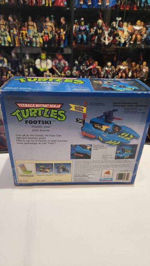 1989 TMNT BOXED FOOTSKI Vintage Figure Teenage Mutant Ninja Turtles