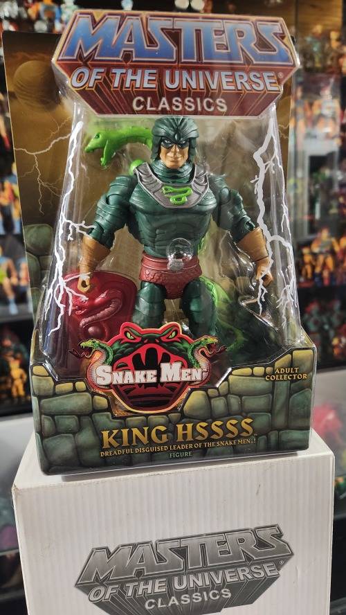 MOTUC KING HISSS (MOC) Masters Of The Universe Classics Figure He-Man