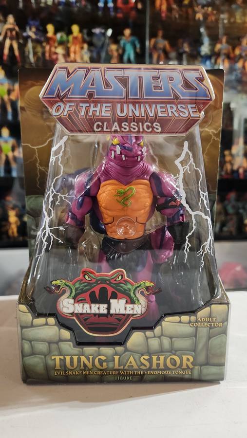 MOTUC TUNG LASHOR (MOC) Masters Of The Universe Classics Figure He-Man