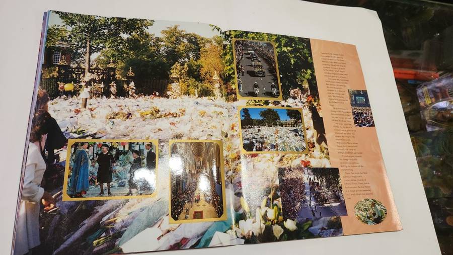 1997 Complete DIANA THE PEOPLE`S PRINCESS Sticker Album (UNUSED STICKERS)