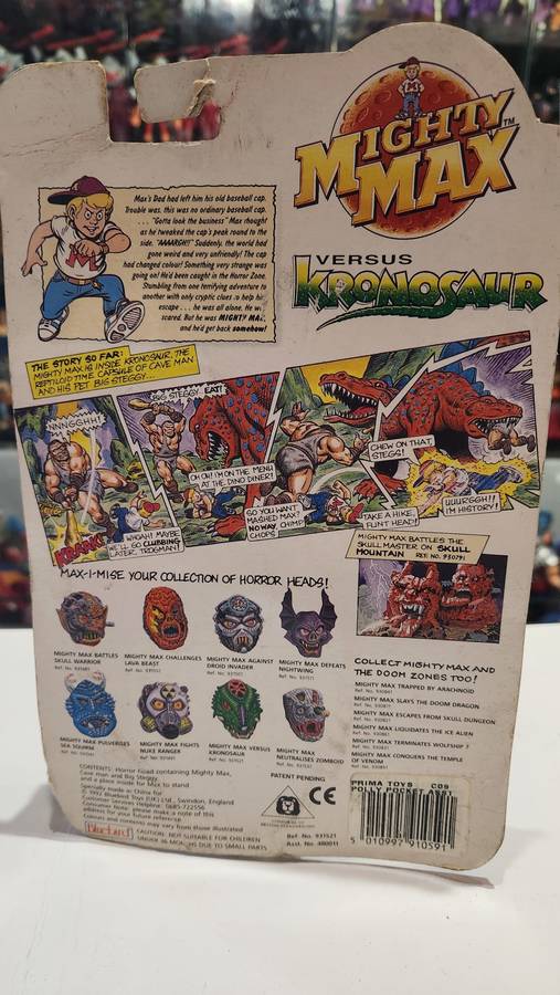 Moc 1992 Mighty Max Krono Saur Vintage Figures