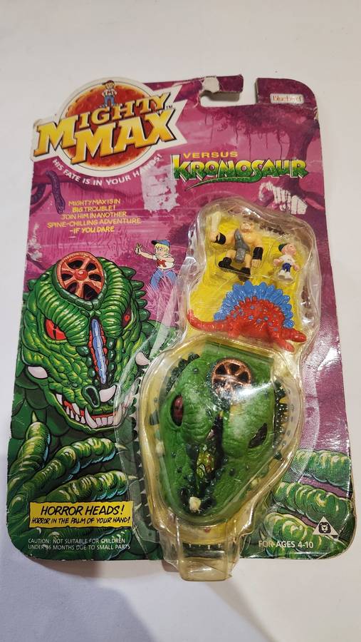 Moc 1992 Mighty Max Krono Saur Vintage Figures