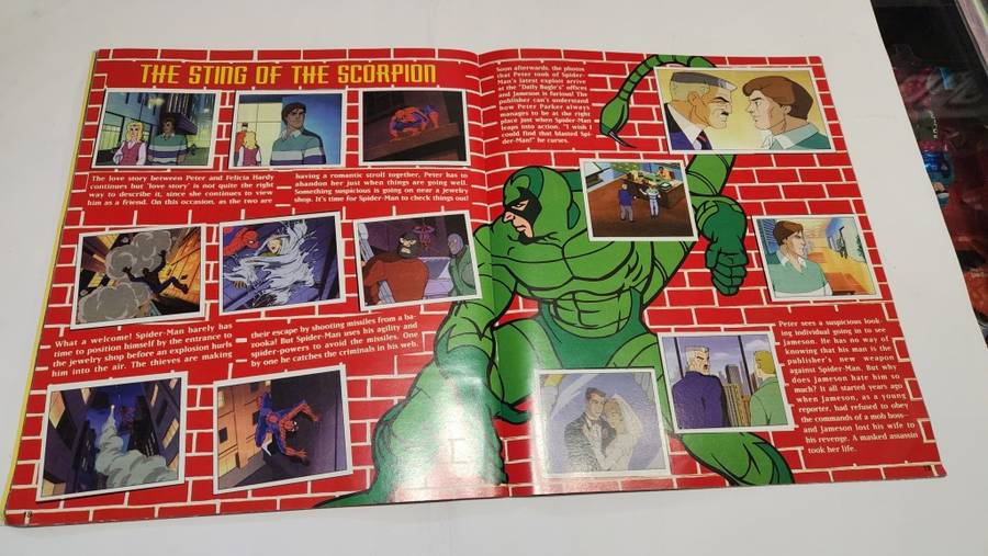 1995 Complete Spiderman Panini Sticker Album Vintage Figure