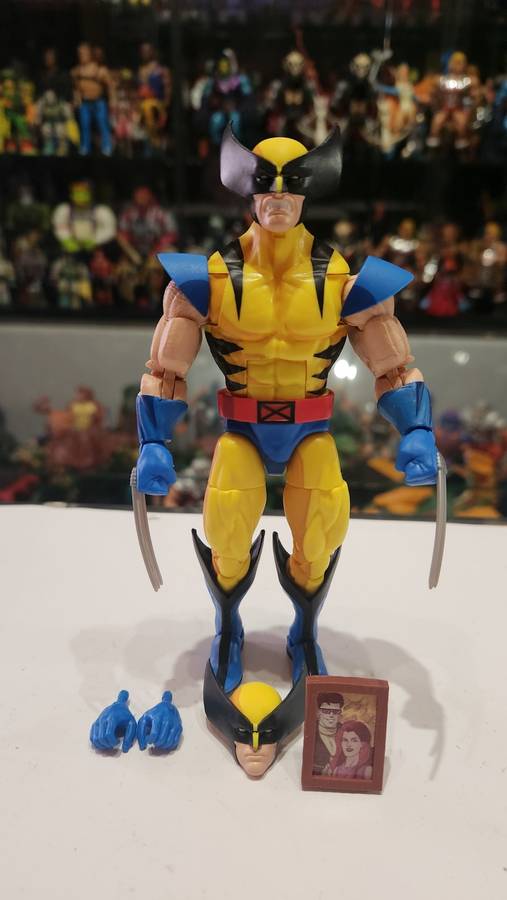 Marvel Legends Complete Vhs 90`s X-Men Wolverine Action Figure
