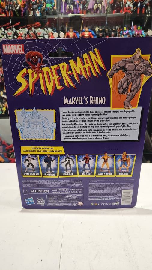 Moc Marvel Legends Spider-Man Rhino Action Figure