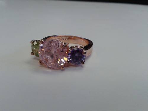 Gorgeous Austrian rose gold ring