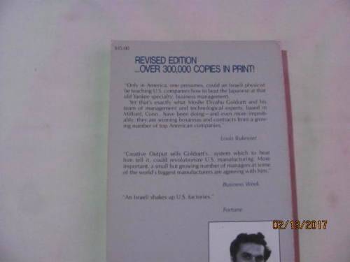 The Goal - Eliyahu M Goldratt 1986 (Softcover)