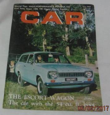 June 1968 Car Magazine the motoring journal of South Africa