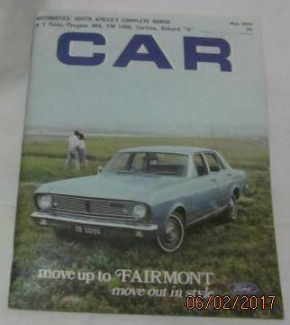May 1969 Car Magazine the motoring journal of South Africa