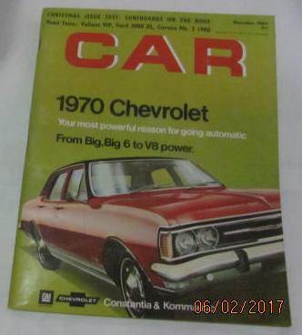December 1969 Car Magazine the motoring journal of South Africa