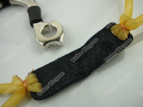 4 Strips Top natural latex tube Stainless Steel Handle Hunter Slingshot Catapult Outdoor