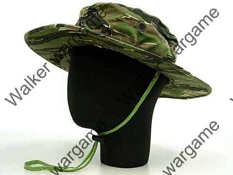 US Army Vietnam War Tiger Stripe Woodland Camo Boonie Hat (Cap)