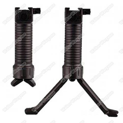 G&G GK16 SCAR Style Picattinny Tactical Foregrip Bipod Gripod - Black