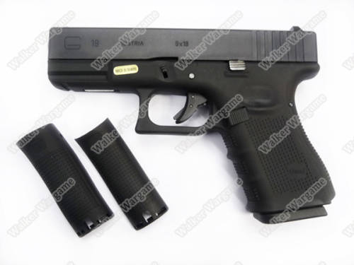 WE Tech Glock 19 Gen4 Airsoft Green Gas Blow Back Pistol - BL