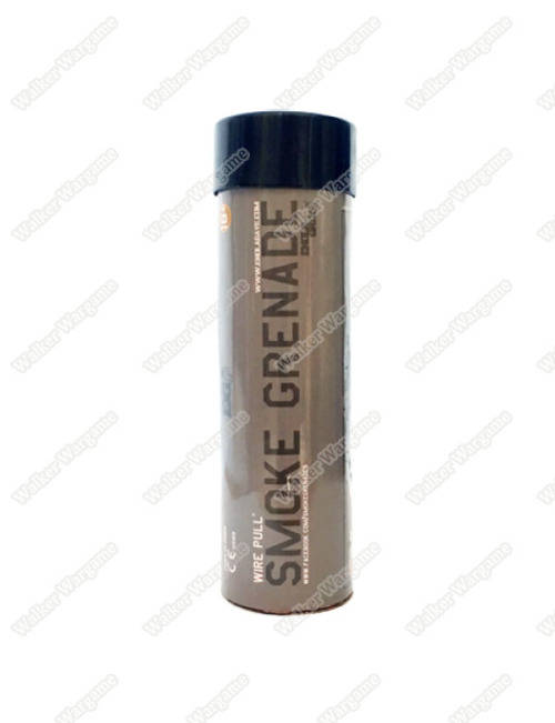 EG Tactical 90sec Wire Pull Ring Smoke Grenade WP40 - Black Smoke