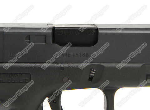 WE Tech Glock 17 Green Gas Blow Back Airsoft Pistol  - Black