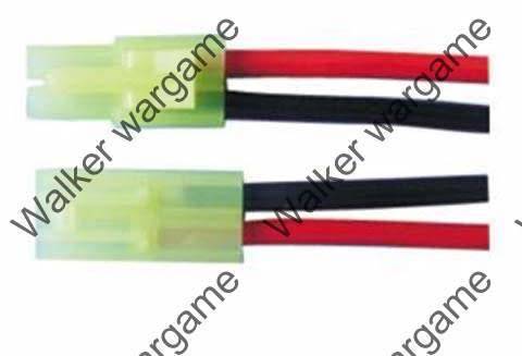 Tamiya RC AEG Battery Wire Mini Connector Male With Pin