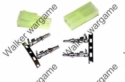 Tamiya RC AEG Battery Wire Mini Connector Male With Pin