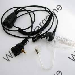 FBI Style PTT Covert tube Earpiece For Kenwood & Other Brand Radio - 2 Pin