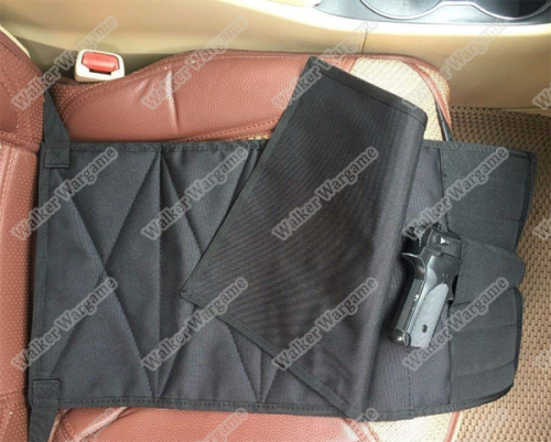 Tactical Car Seat Pistol Holster Adjustable Fit Almost All Car And Pistol - Black