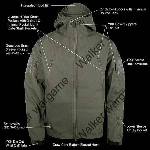 US Special Forces Soft Shell Combat Jacket Coyote Brown Colour - size M