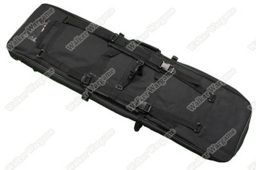 85CM Dual Rifle Bag with Shoulder Strap Paintball Rifle Gun Backpack Hunting Bag Case - BL