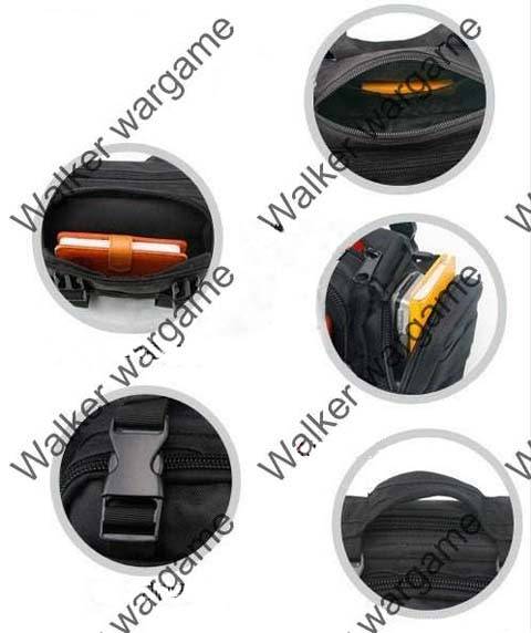 SWAT Black Specific Molle Universal Gear Bag Pouch -fit paintball gas bottle