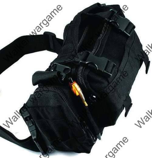 SWAT Black Specific Molle Universal Gear Bag Pouch -fit paintball gas bottle