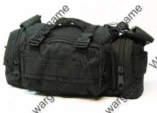 SWAT Black Specific Molle Universal Gear Bag Pouch -fit paintball gas bottle