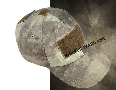 New Special Forces Operator Cap Velcro Flag Blood Patch - Digital Camo A-Tacs