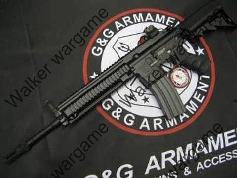 GandG HK418 Top Tech Airsoft Full Metal Rifle Electric Blowback - BB Gun - Black