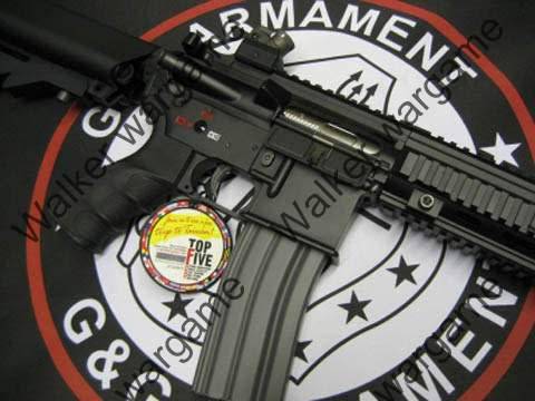 GandG HK418 Top Tech Airsoft Full Metal Rifle Electric Blowback - BB Gun - Black