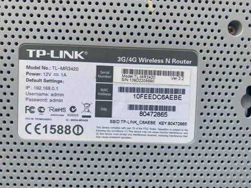 TP-Link TL-MR3420 300MBPS Wireless N 3G/4G Router ,Compatible LTE/HSPA+/HSUPA/HSDPA/UMTS/EVDO USB