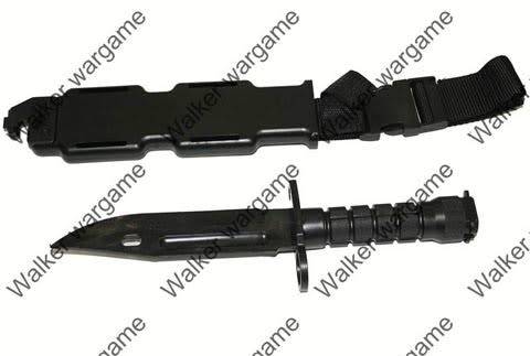Plastic US Army M9 Bayonet , Rubber Knife