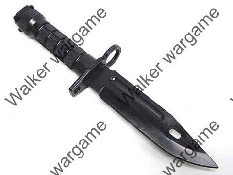 Plastic US Army M9 Bayonet , Rubber Knife