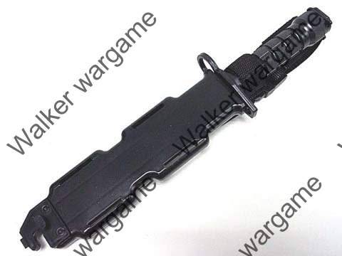 Plastic US Army M9 Bayonet , Rubber Knife