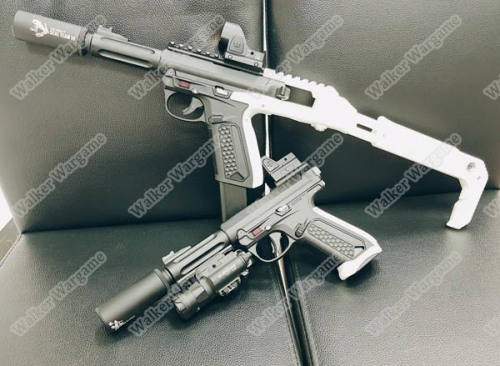 Action Army AAP01 Assassin Green Gas Pistol (Ruger Mark IV Style) Black