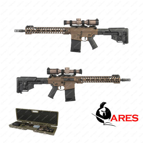Ares 308 AR308L DMR Airsoft Electric Rifle AEG deluxe package