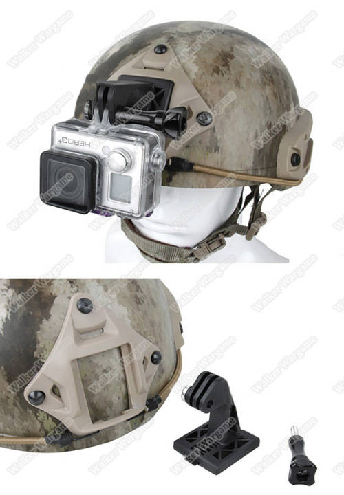 Black - Gen2 Go Pro Camera NVG Helmet Mount for Gopro hero4 Accessori