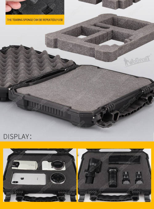 WST 32cm Pistol Carry Case Hard Polymer