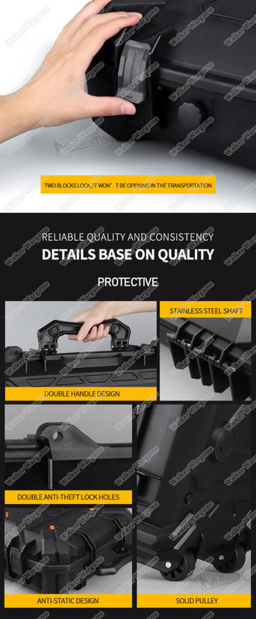 WST 43incl 109cm Rifle Carry Case With Wheel