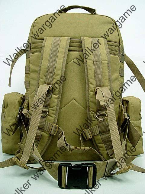 US Tactical Molle Assault Backpack Bag 50L - Desert Tan