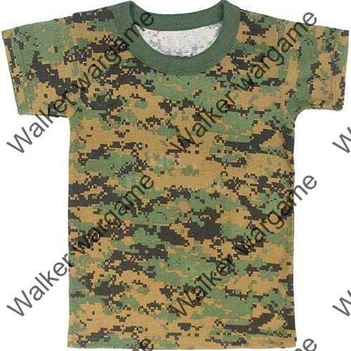 Camo Shirts -- US Marine Marpat Digital Woodland Size XL