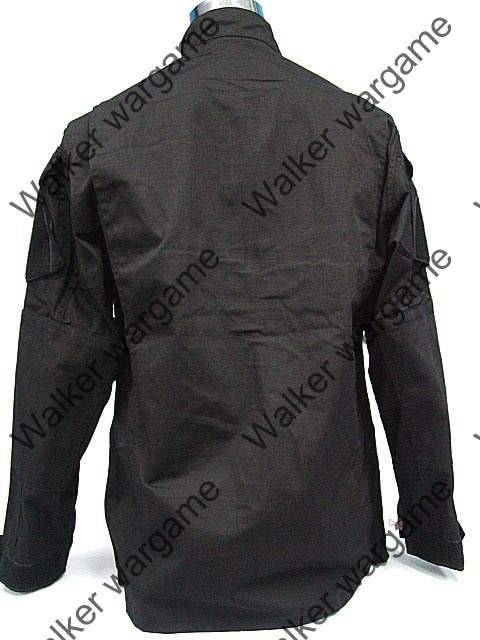 BDU Battle Dress Uniform Full Set - Police SWAT Black Size 2XL