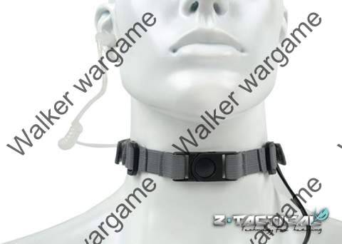 Z Tactical  Heavy Duty Tactical Throat Mic Headset (Motorola & Kenwood) - Black