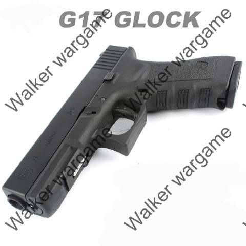 WE Tech Glock 17 Green Gas Blow Back Airsoft Pistol  - Black