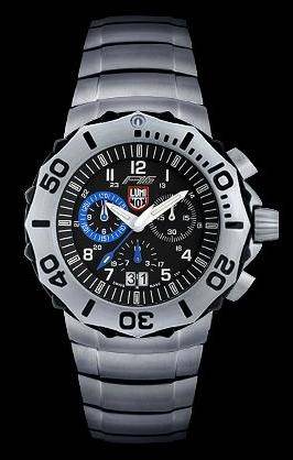 Luminox Men's 9124 F-16 Fighting Falcon Mens Watch - Steel Belt - With Original Box