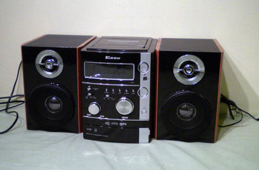 ECCO Radio Cassette Recorder With CD/MP3/USB/SD Player